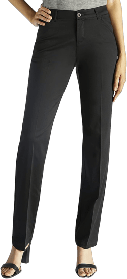 Lee Women's Petite Flex Motion Regular Fit Straight Leg Pant