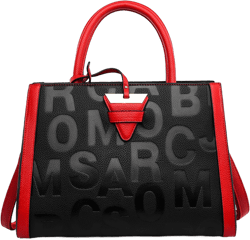 Tote Bag for Women Valentines Day Gifts Handbags for Women Large Crossbody Bag Womens Purse Leather Purses for Women Black and Red