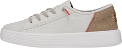 Hey Dude Cody (LTT) Craft Linen | Women's Shoes | Women's Casual Sneakers | Comfortable & Light-Weight 6 White