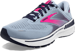 Brooks Women's Adrenaline GTS 22 Supportive Running Shoe 8.5 Kentucky Blue/Peacoat/Pink