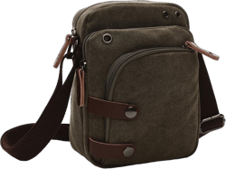 Collsants Mini Crossbody Bags for Women and Men - Small Purses and Handbags - Travel Bag - Canvas Shoulder Purse Army Green