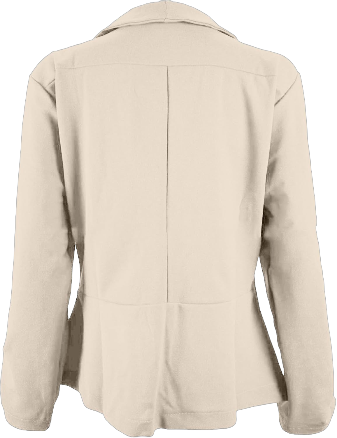 Blazer Womens Long Sleeve Open Front Cardigan Jacket Casual Work Jacket Coat Regular Fit Jacket Womens Casual Blazer Small Beige #6