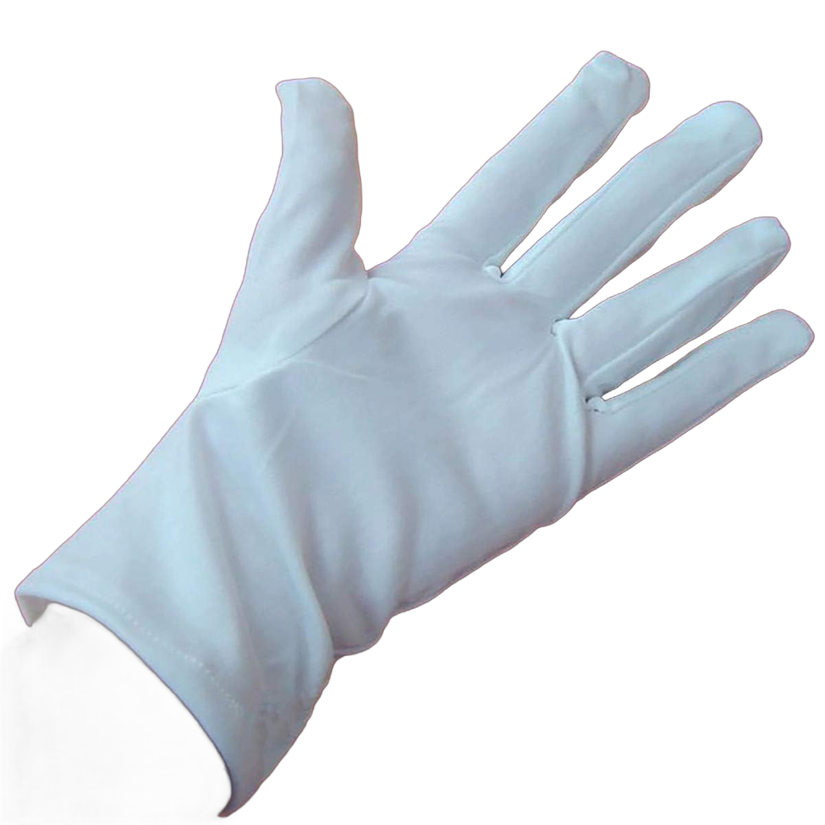 Parade Honor Guard Finger White Mittens Hands Protector Formal Gloves 1 White