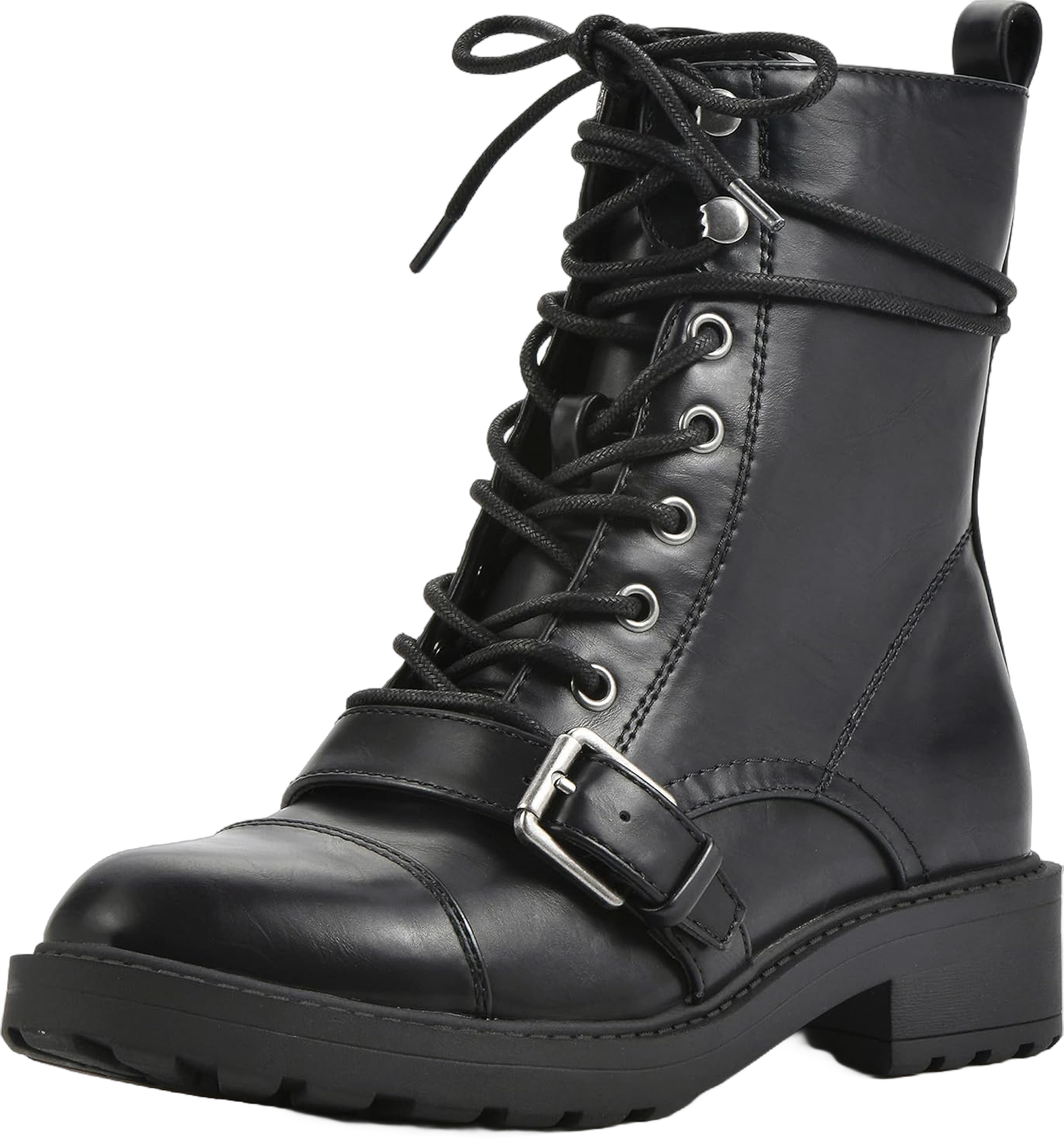 WHITE MOUNTAIN Shoes Decree Women's Lace-up Combat Boot