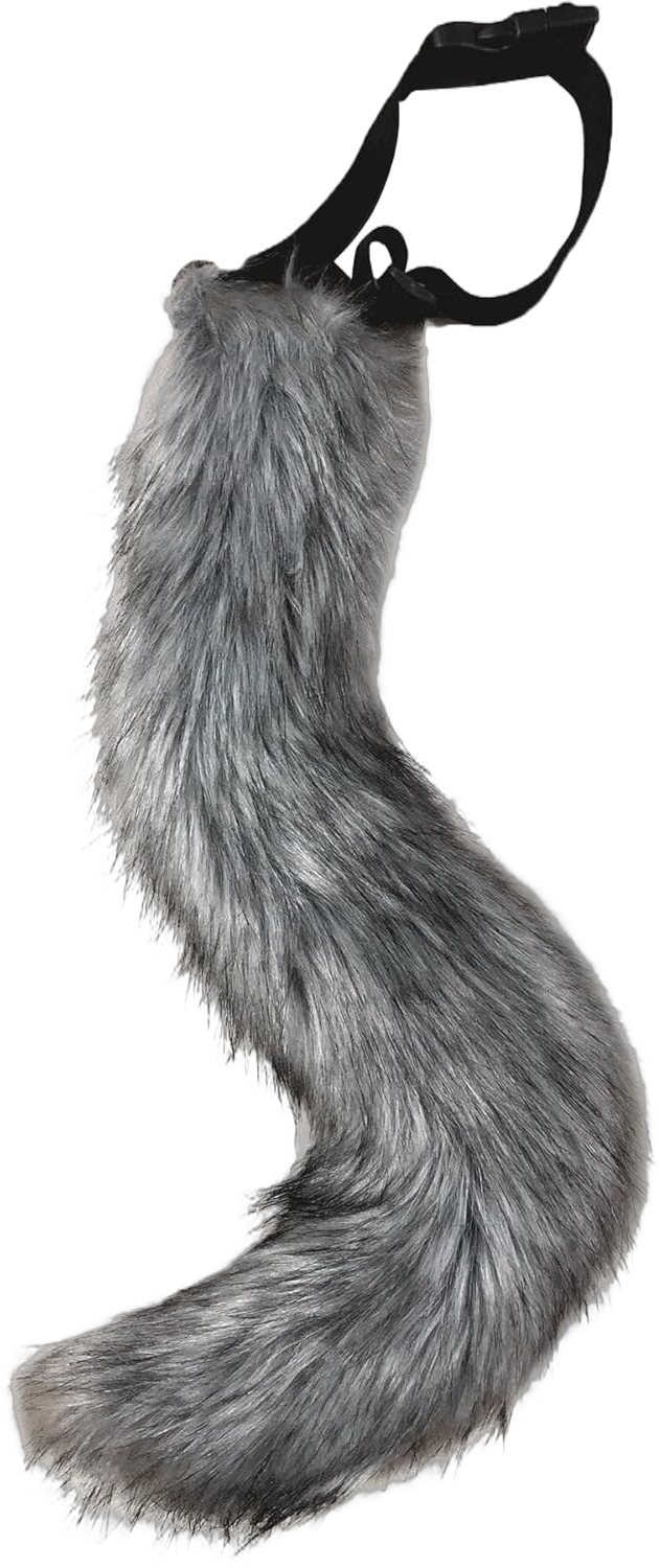 EUBUY Fox Tail, Faux Fur Tail for Cosplay, Halloween, Party Costumes, Flexible, One Size Fits Most, 138g/4.87 ounces, Medium, Type 1/2/3/4/5/6/7/8/9/10/11/12/13/14/15/16/17, Costume Headband, Unisex Type 10