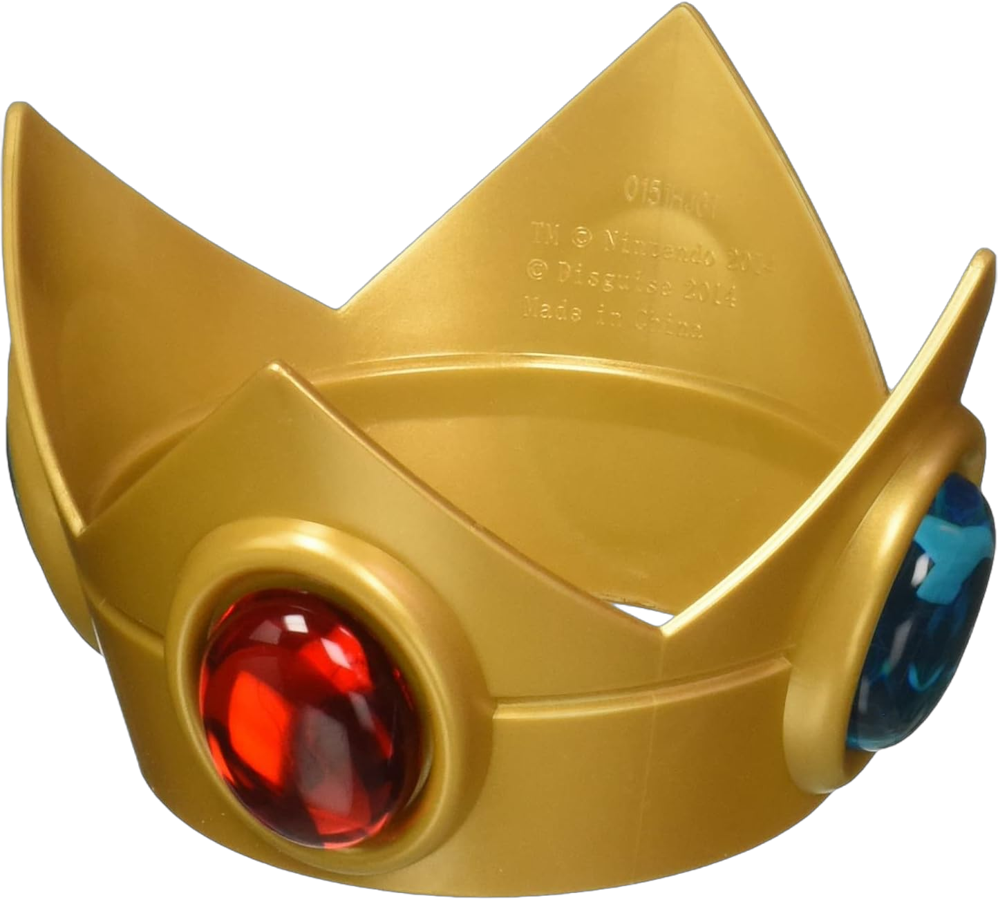 Disguise womens Nintendo Super Mario Bros.princess Costume Accessory Peach Crown, Gold/Red/Green, One Size US