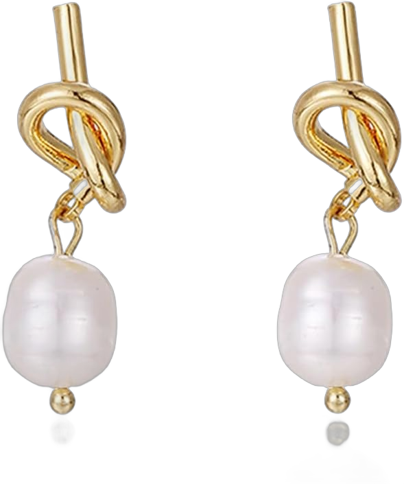 Women Pearl Earrings Irregular Pearl Drop Earrings Pearl Earrings for Bride