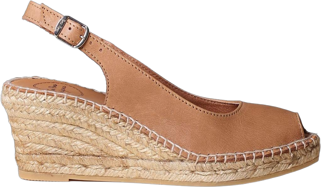 Toni Pons Women's Croacia Espadrille Wedge Sandal 9 Tan