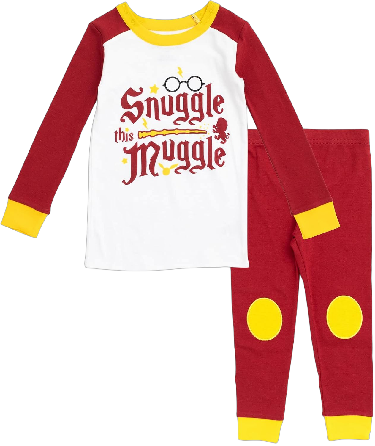 Harry Potter Pajama Shirt and Pants Set Infant to Toddler 12 Months White / Red