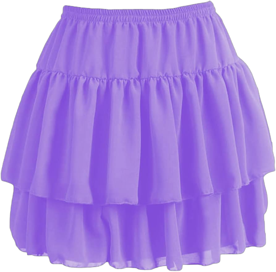 Indian Trendy Women's Flared Short Skirt Basic Versatile Pleated Mini Skater Elastic White Small Short Medium Purple