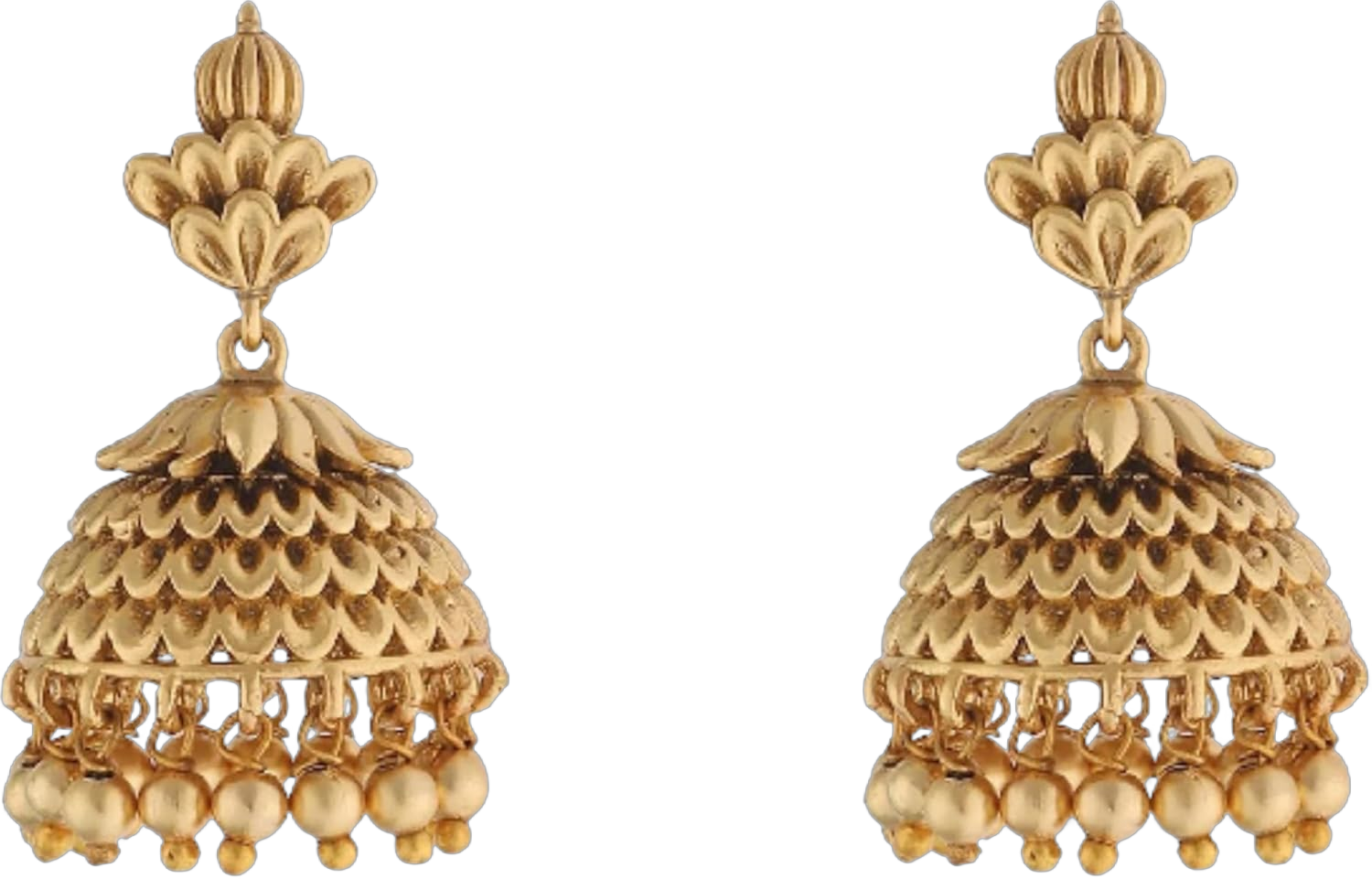 Tarinika Athena Gold Plated Tribal Jhumka Earrings - Indian Earrings for Women - Perfect for Ethnic Occasions | Traditional Indian Earrings | 1 Year Warranty*