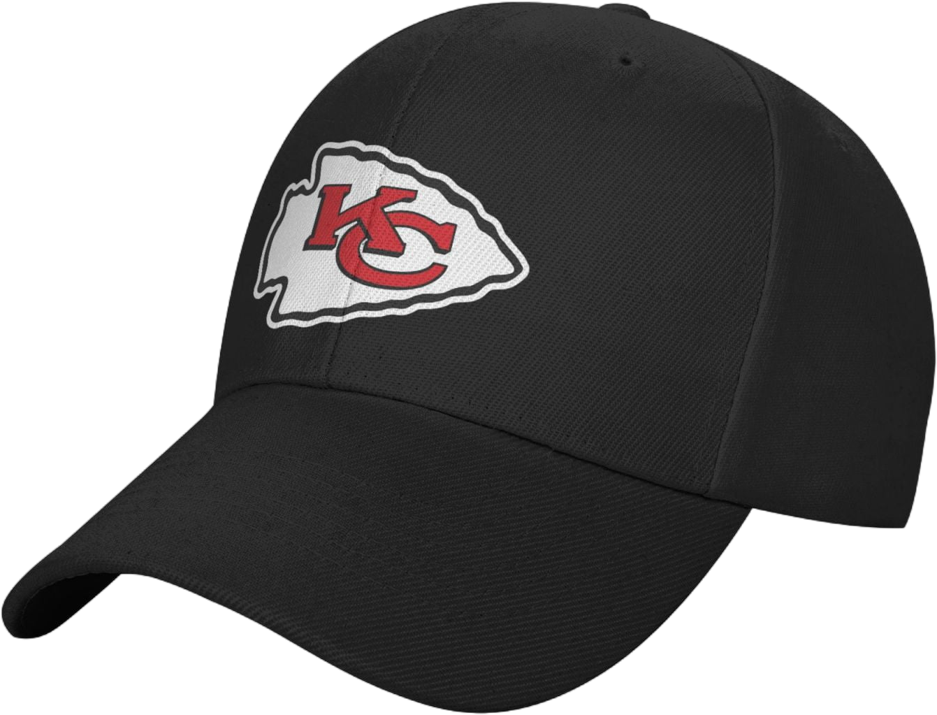 NOBRAND Kansas_City_Chiefs Baseball Cap Plain Adjustable Trucker Dad Hat Golf Hat for Men Women for Running Outdoor Activities