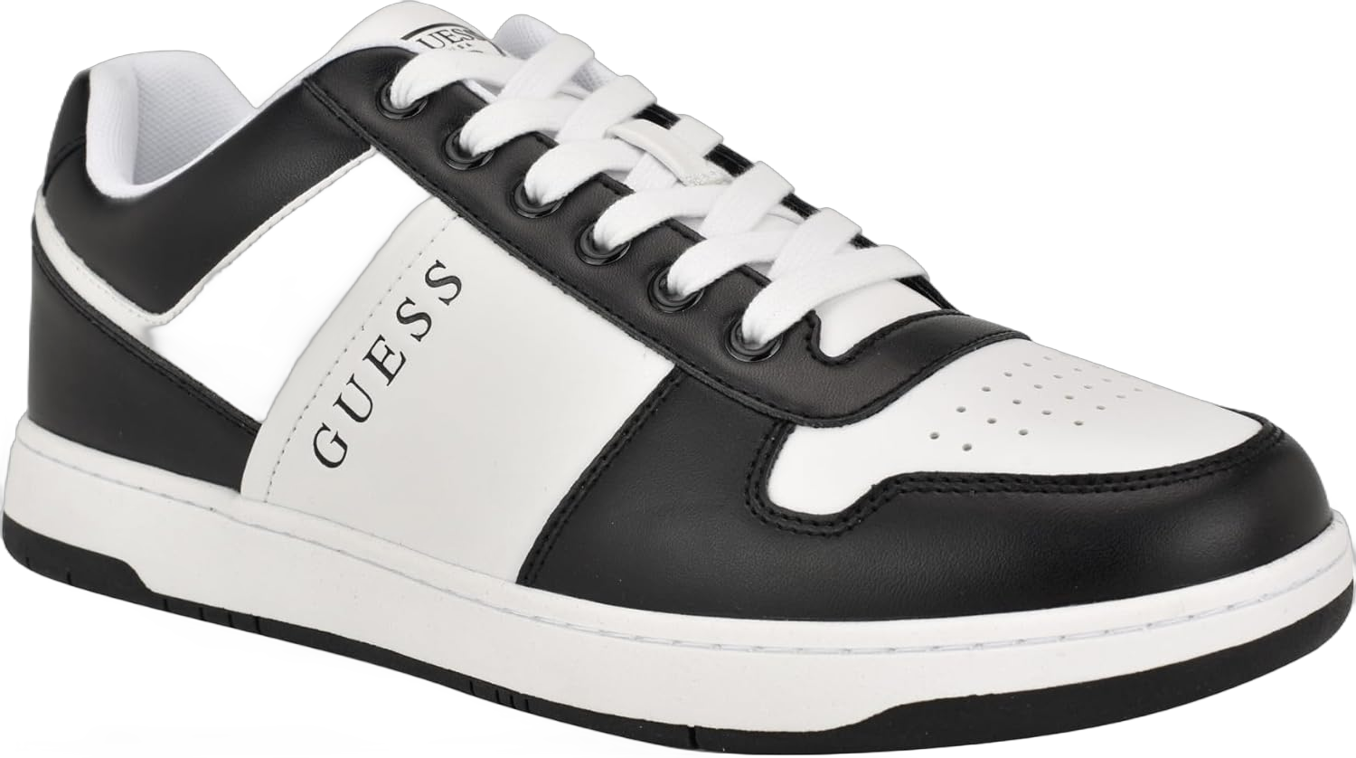 GUESS Men's Tursan Sneaker 10.5 Black/White 001