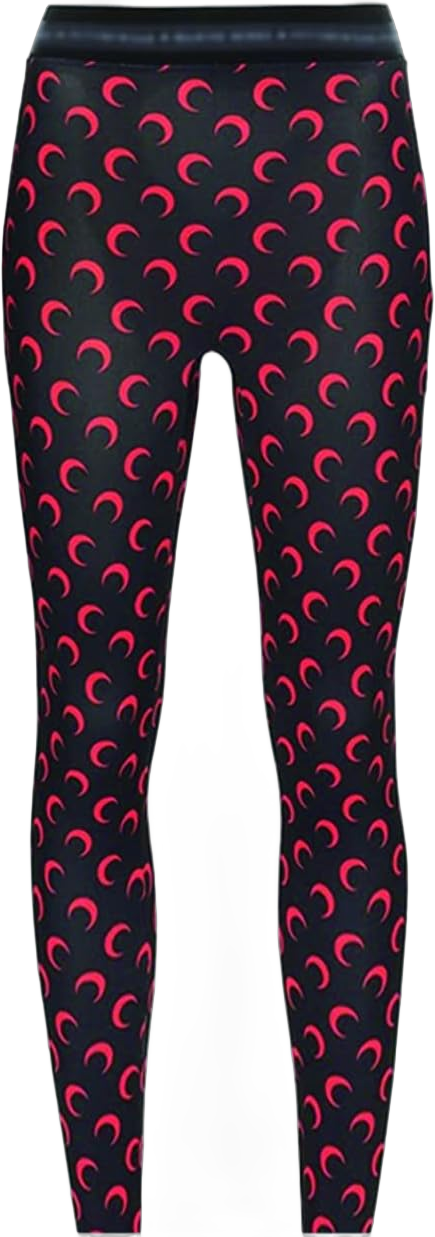 Women's Fashion Print Stretch Leggings Trousers Pantyhose XX-Large Black+red+legging