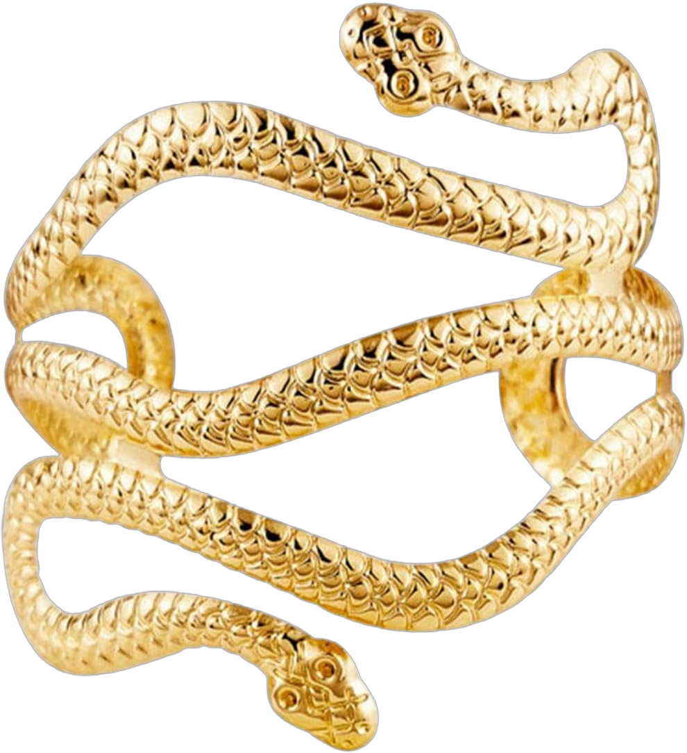 Punk Cool Gothic Upper Arm Adjustable Bracelet Open Wide Cuff Bangle Coil Bracelet Simple Swirl Snake Armband Minimalist Armlet Vintage Jewelry for Women gold snake