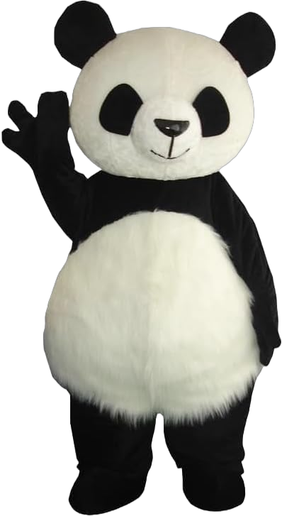 Adult Panda Mascot Costume Bear Fancy Dress Costume