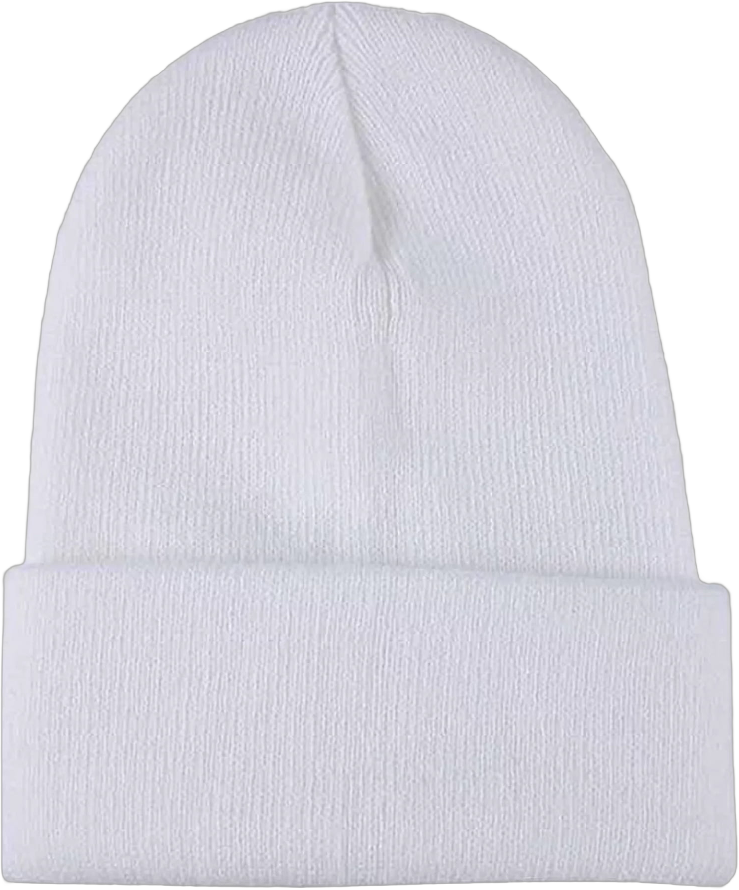 Stromguard Men Women Knit Skully Beanie Hat Ski Cap Cuff Slouchy Plain Solid Warm Winter - White