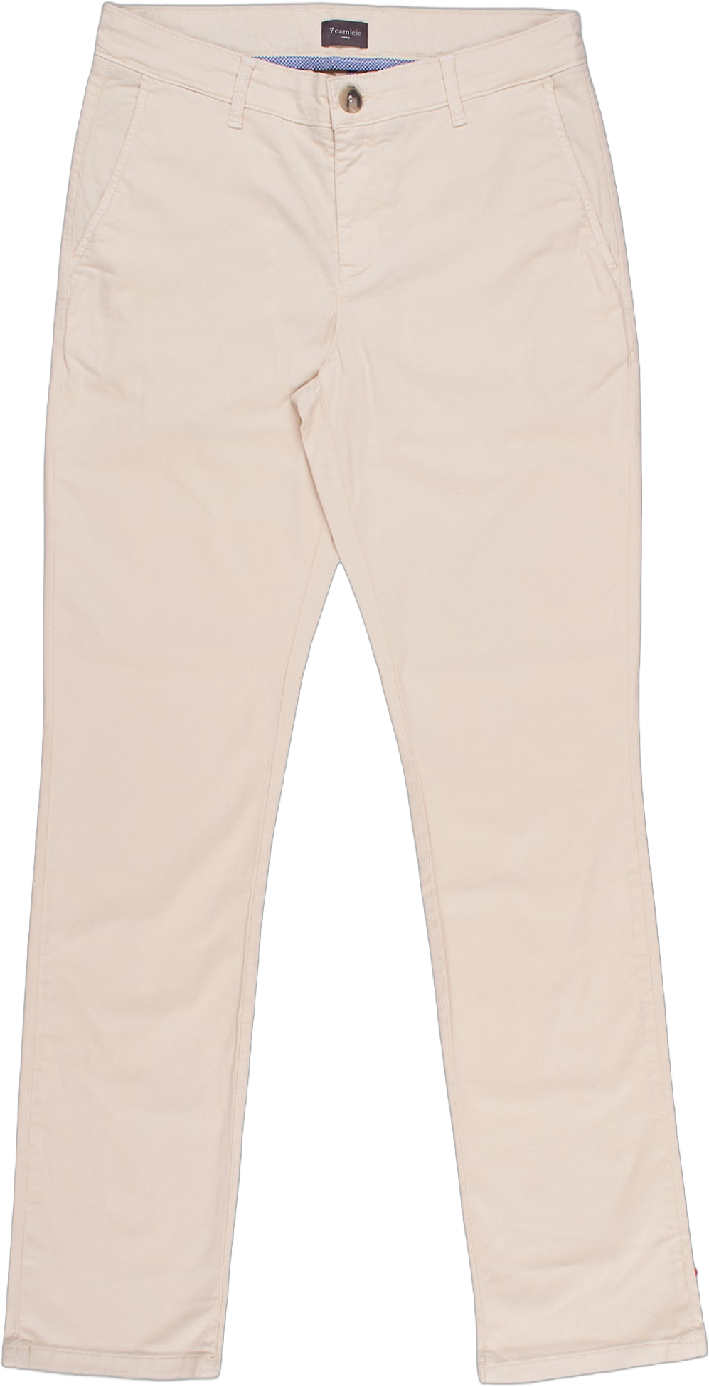 Cotton Stretch Man Pant Beige