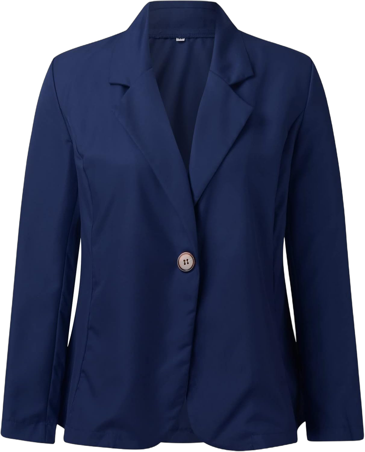 Blazer Womens Long Sleeve Open Front Cardigan Jacket Casual Work Jacket Coat Regular Fit Jacket Womens Casual Blazer XX-Large Dark Blue #2