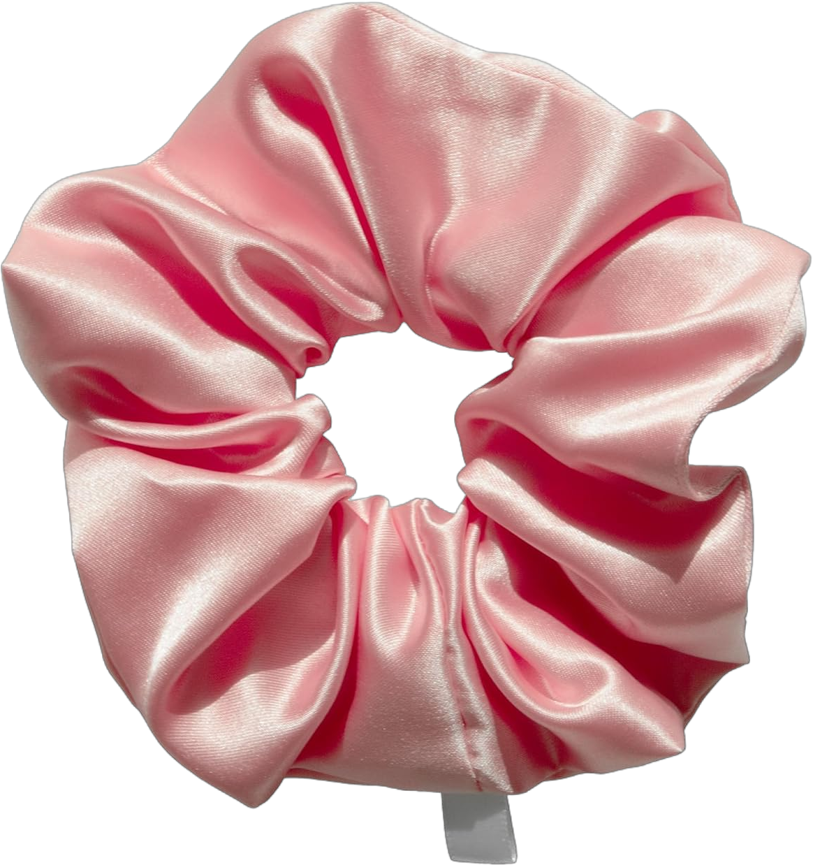 WSF Korean Hair Scrunchie - Hanbok Design Handmade Soft Scrunchie for Women, Pink (1 Count) 1 Count (Pack of 1) PNK