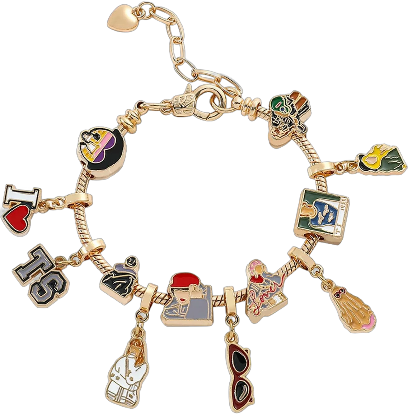 YEHOOM Tour Friendship Bracelets 1989 Friendship Bracelets Album Charm Bead Bracelet for Eras Music Singer Fans Women and Girls' Concert Jewelry Gifts