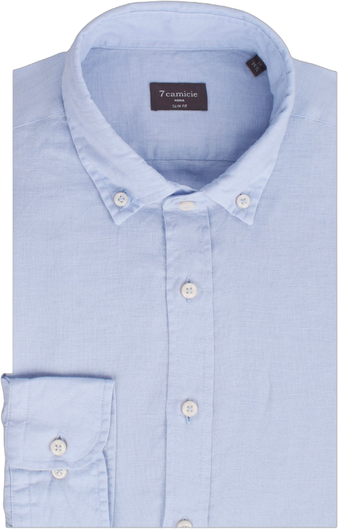 Leonardo Essentials Linen Man Shirt Light Blue