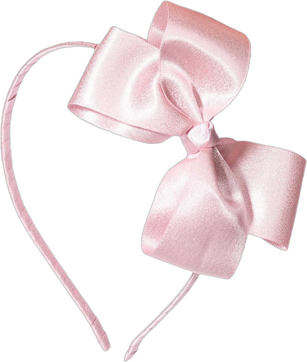 Bow Headband Pink Bow Knot Hair Accessories for Women Girls, Big Bowknot Gold Glitter Hair Bands Spring Summer Cute Decoration Headdress Party Wedding Supplies Gift Non Slip Head Band 1 Pcs