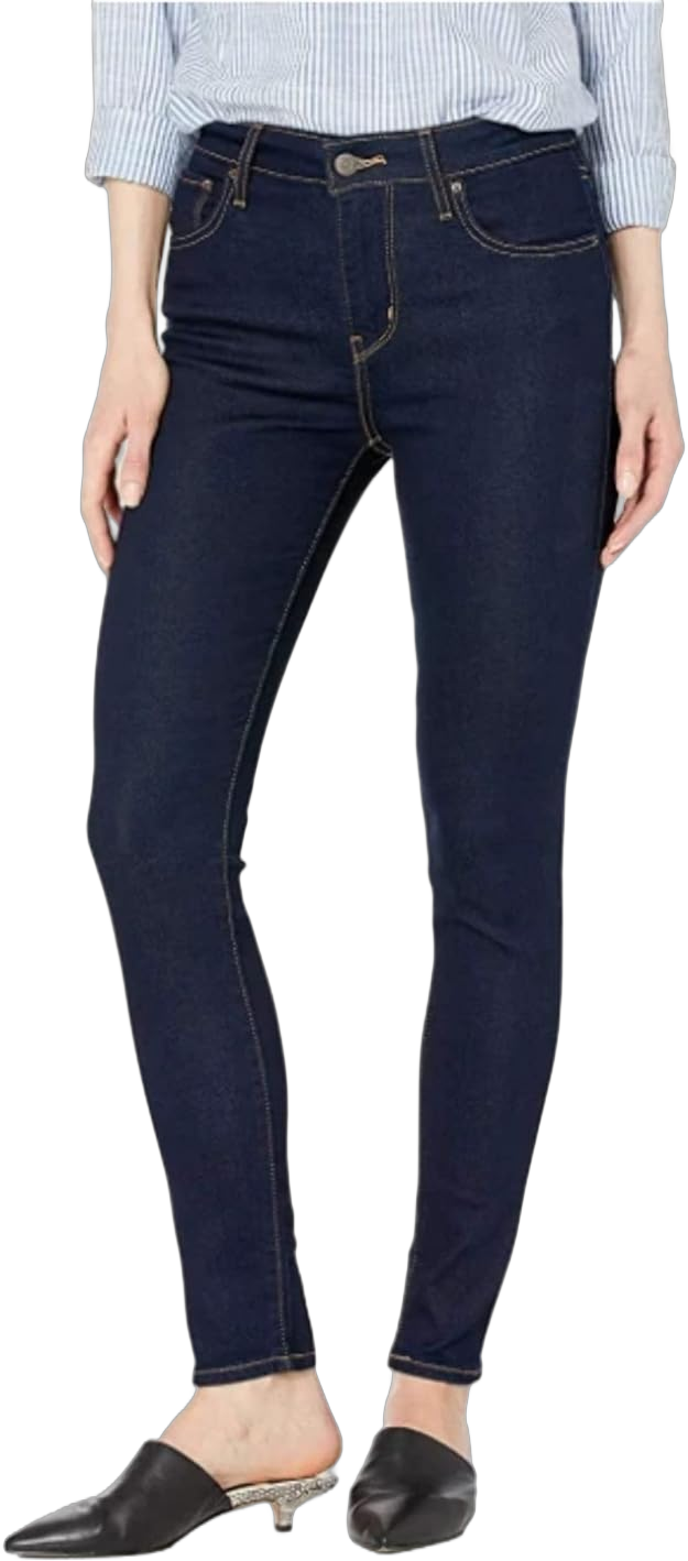 Levi's Women's 721 High Rise Skinny Jeans (Also Available in Plus) Standard 30 Regular Cast - Dark Wash