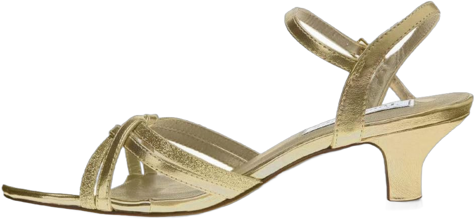 Touch Ups Women's Melanie Ankle Strap Sandal 7.5 Gold