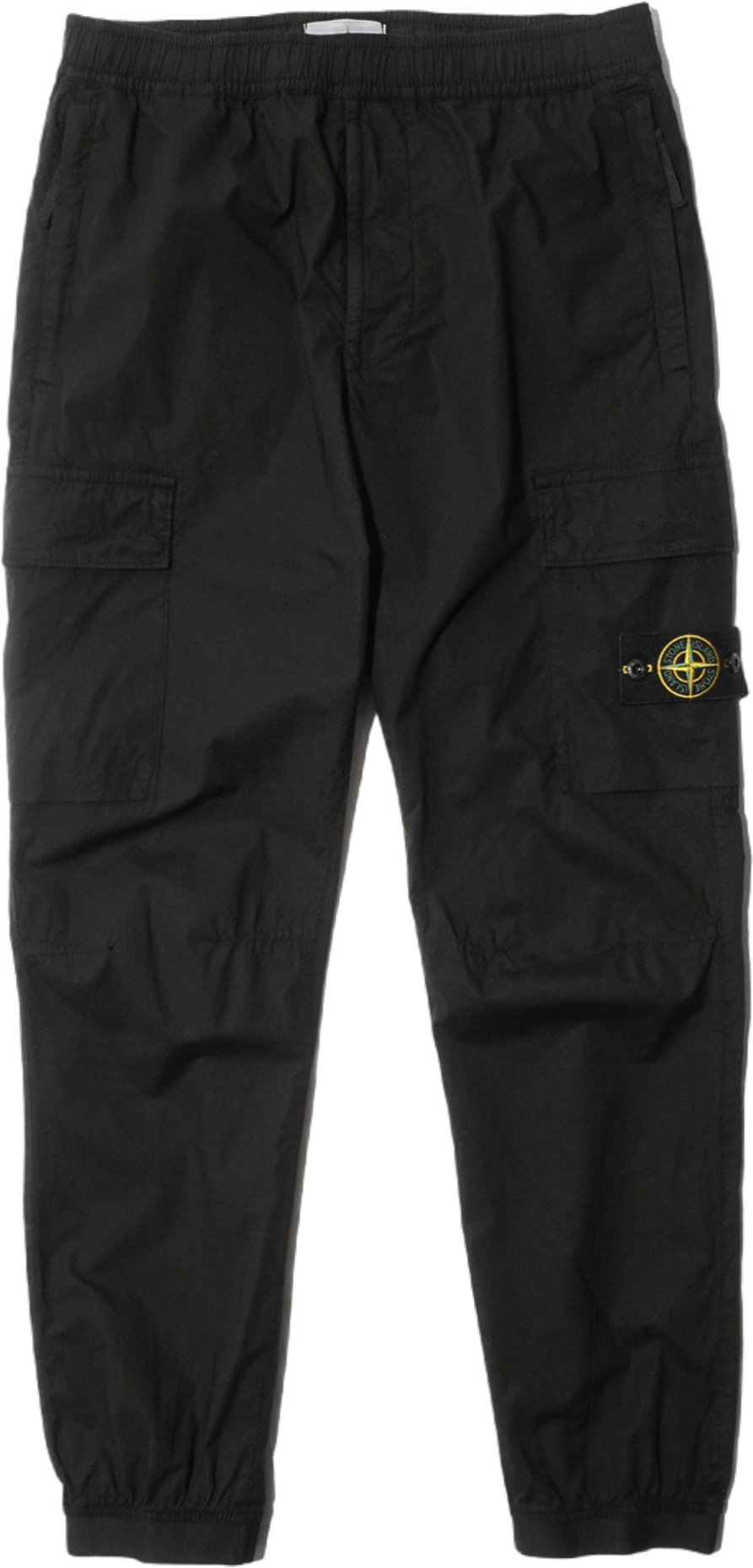 STRETCH COTTON TELA CARGO PANTS "BLACK"