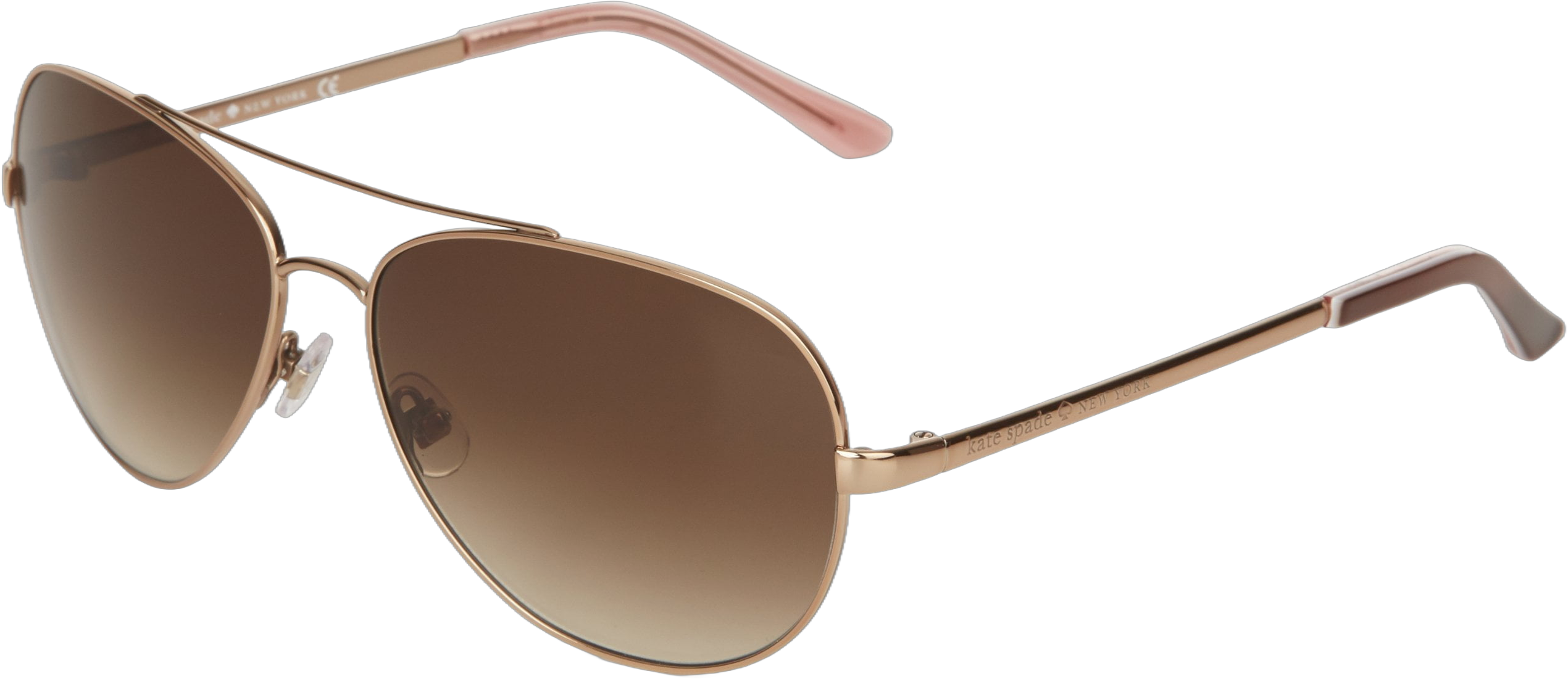 Kate Spade New York Kate Spade Avaline/S Metal Womens Aviator Sunglasses Gold 58mm Adult