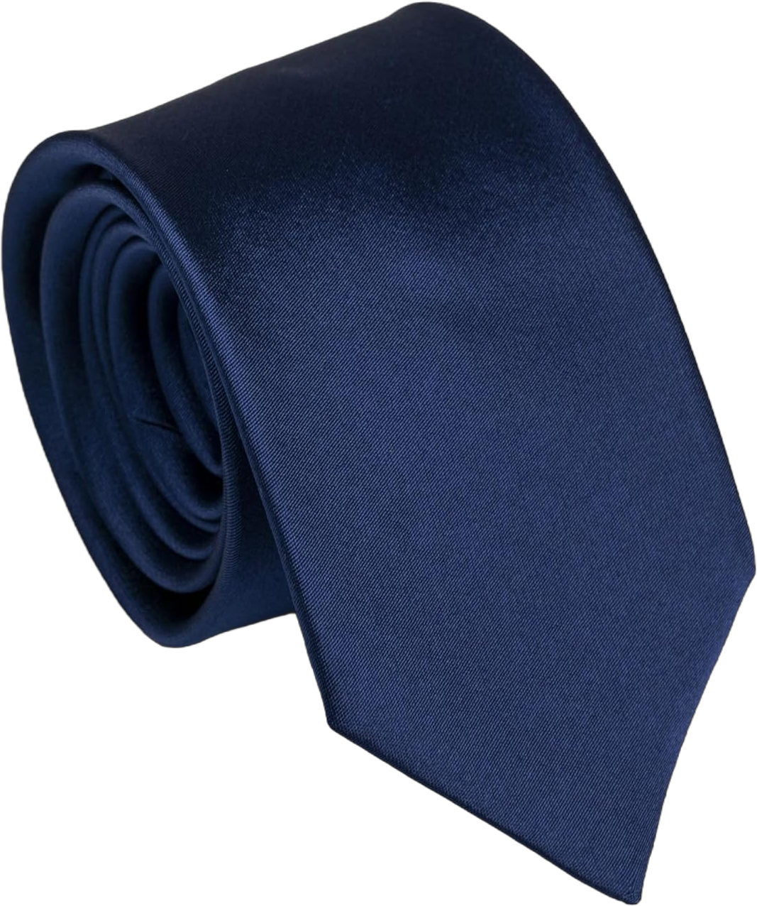 Made in Italy Lady Skinny Slim Necktie, Silk, Solid Color, 2.16'', Woman Blue