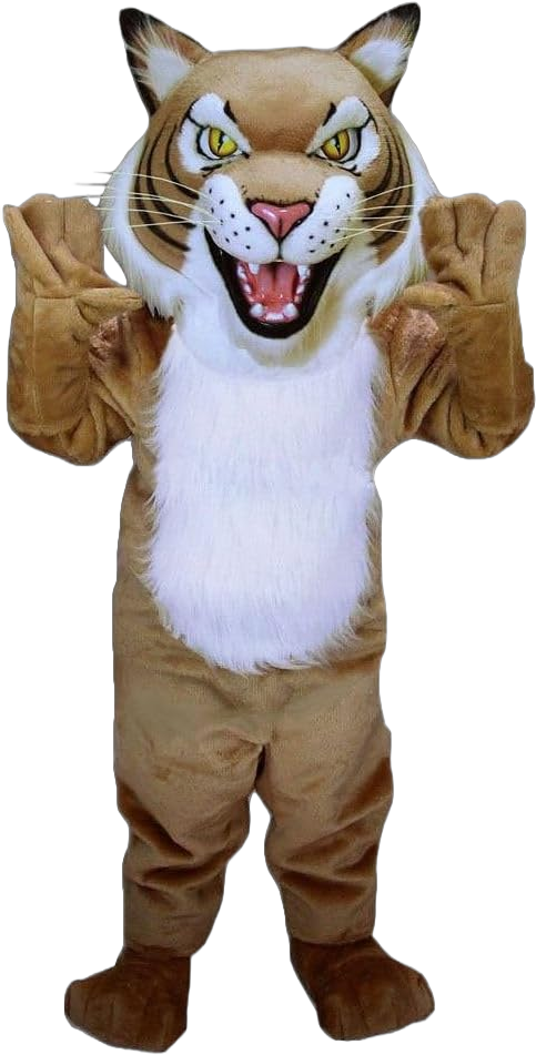 Wild Cat Tiger Complete Mascot Costume Fursuit Teen Adult Cosplay Furry Suit Anime Custom Size Logo, Furrymascot as Photo