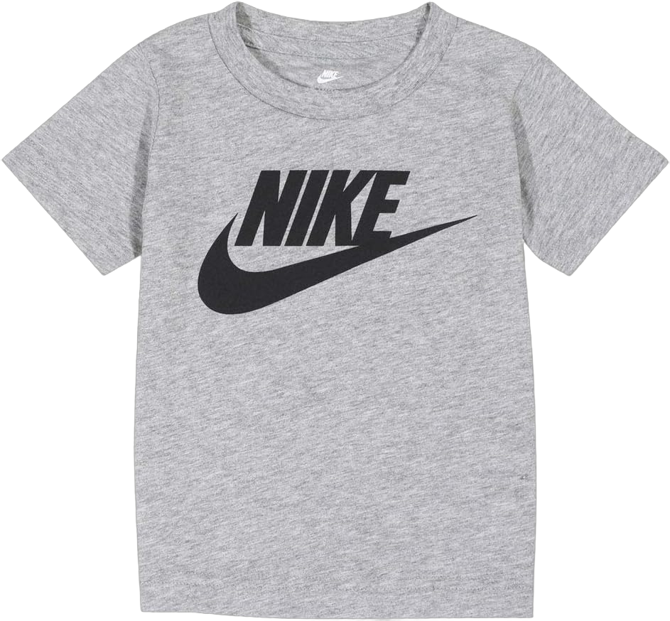 Nike Kids Baby Boy's Short Sleeve Graphic T-Shirt (Toddler) Dark Grey Heather 3T Toddler