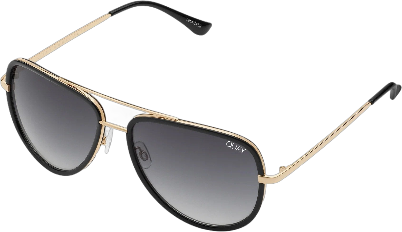 Quay Australia Unisex All In Oversized Aviator Sunglasses