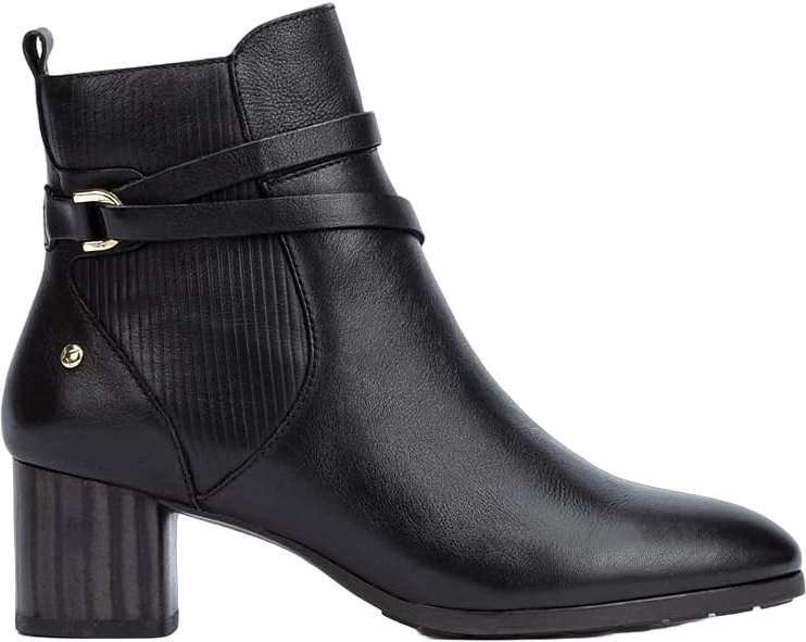 PIKOLINOS High-Heel Ankle Boot Leather Calafat for Woman 5.5-6 Black