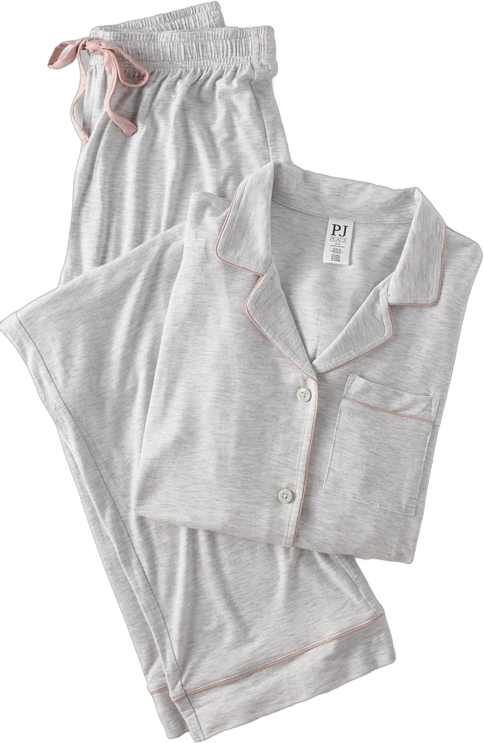 The Children's Place Women's Soft Modal Jersey Pajama Sets Medium Heather Grey