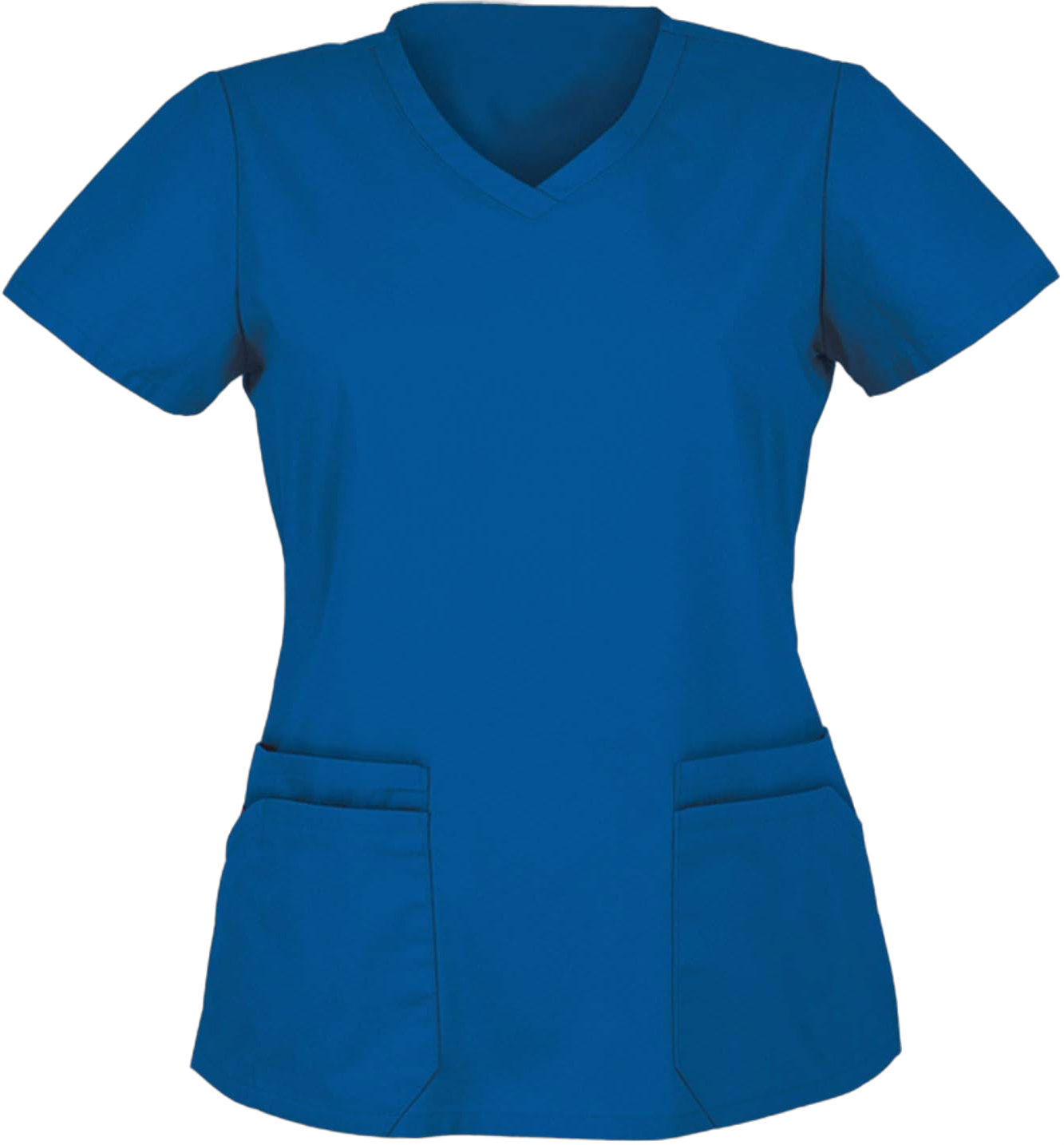 Women's V Neck Medical Scrub Tops Short Sleeve Working Uniform Solid Color Nurse Tops Cute Health Clinic Clothing 3X-Large Navy