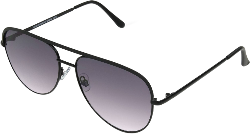 Men&#39;s Shiny Metal Aviator Sunglasses - Original Use&#8482; Black