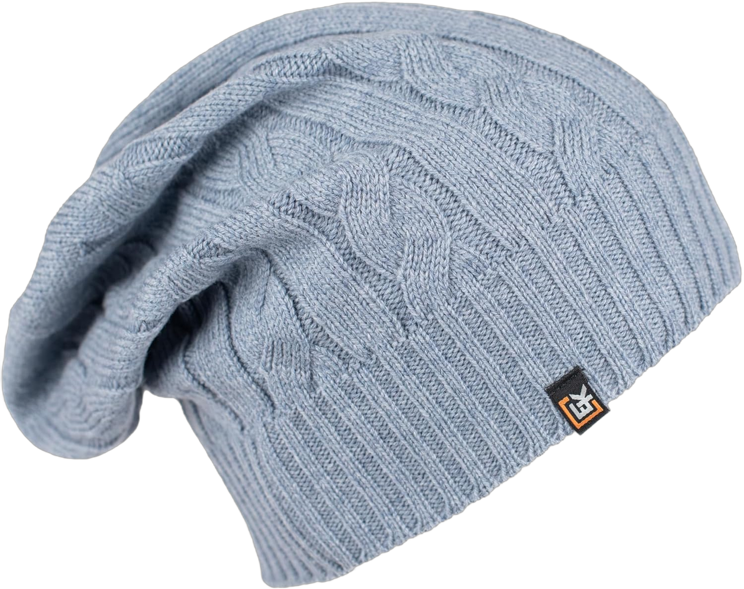 Evolution Knitwear Wool Cable Knit Beanie Hat for Men or Women - Super Soft Merino Wool - Made in The USA