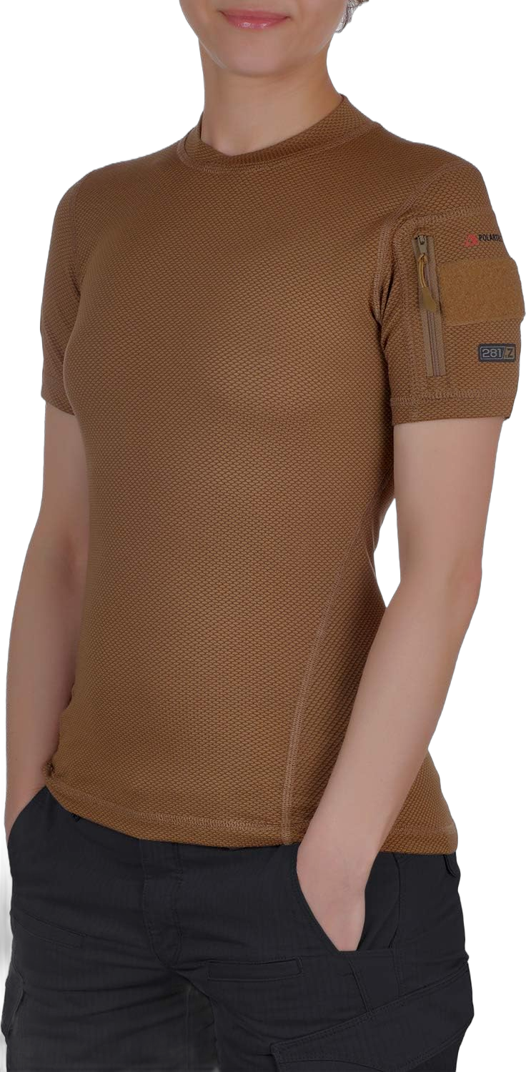281Z Womens Military Moisture Wicking T-Shirt - Tactical Hiking Outdoor - Polartec Delta - Odor Control - Cool Touch