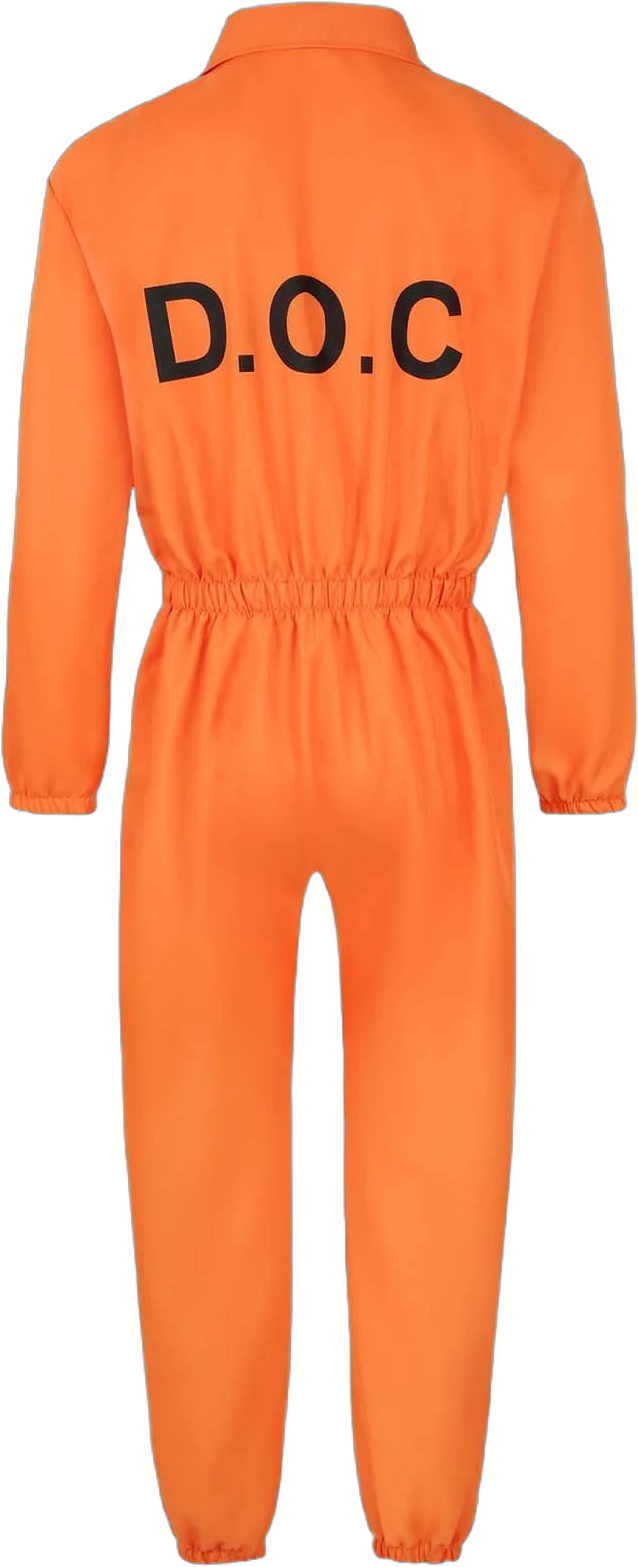 Youmylove Adult Orange Prisoner Jumpsuit Jail Inmate Costumes Male Prisoner Stage Show Party Fashion Gothic Vintage Hallowmas Costume