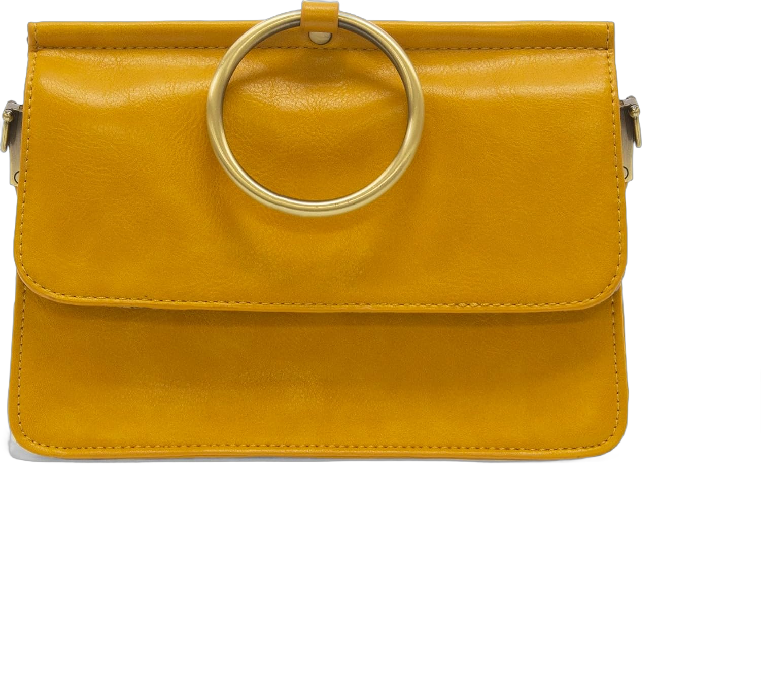 Joy Susan Women's Aria Ring Crossbody Handbag Purse Bag - 648 - Mustard