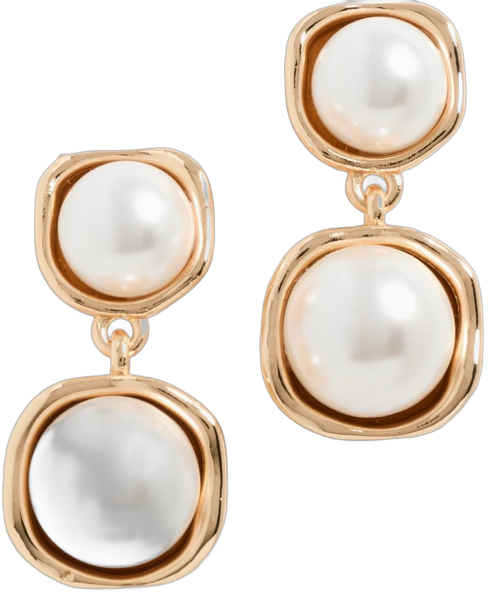 SHASHI Women's Noor Pearl Drop Earrings Gold/Pearl