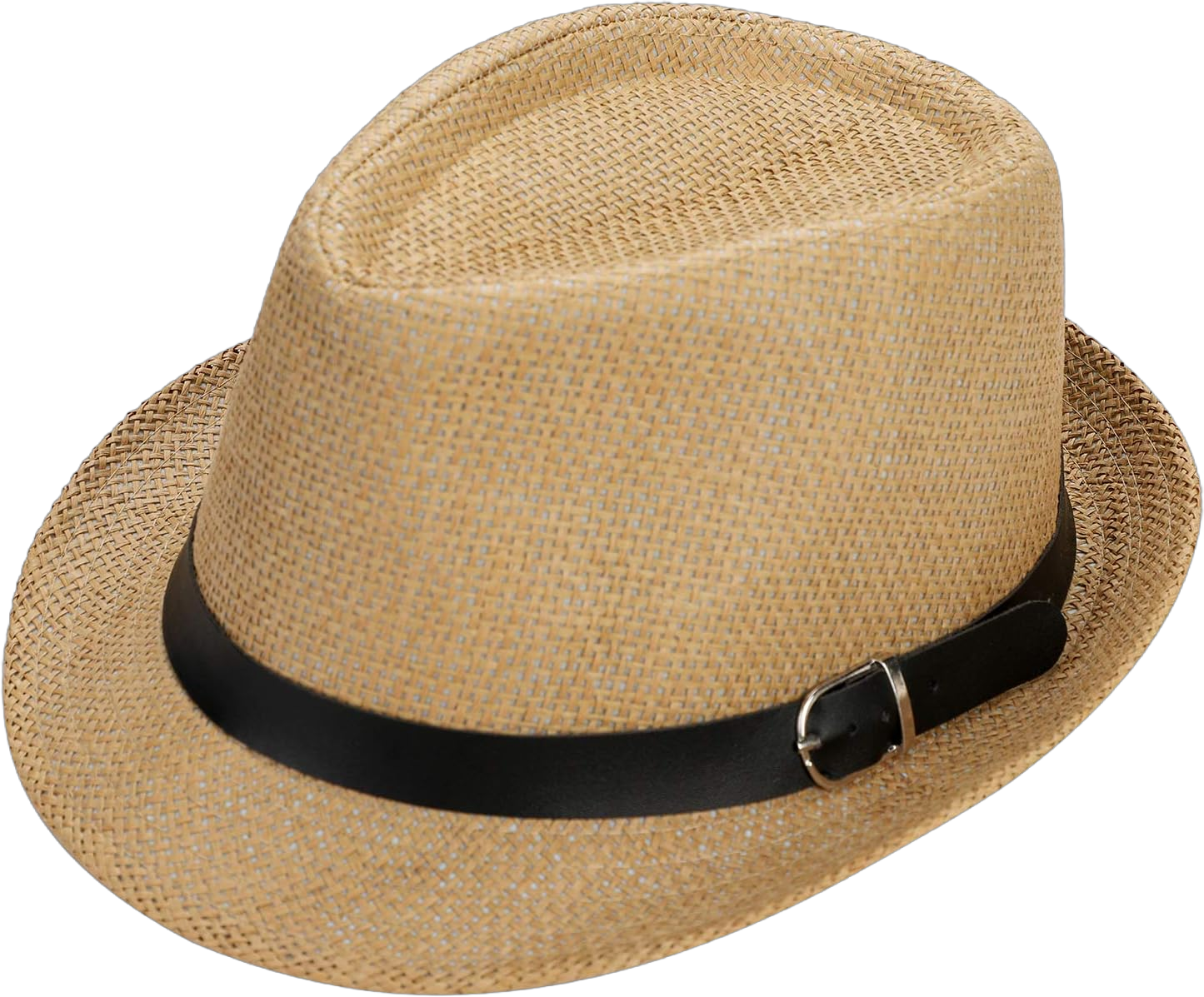 Straw Fedora Sun Hats Straw Cowboy Hats Straw Sun Hat for Women Mens Straw Hat Fedora Hats Roll Up Straw Panama Hat One Size Khaki