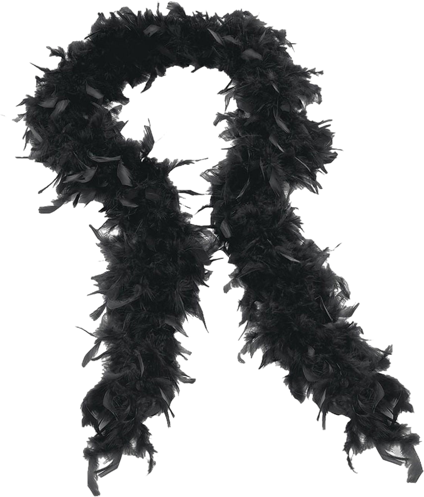 iOPQO Scarf Quality White Feather Boa Flapper Hen Night Burlesque Dance Party Show scarf Black