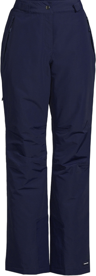 Lands' End Women's Squall Waterproof Insulated Snow Pants - Large - Deep Sea Navy