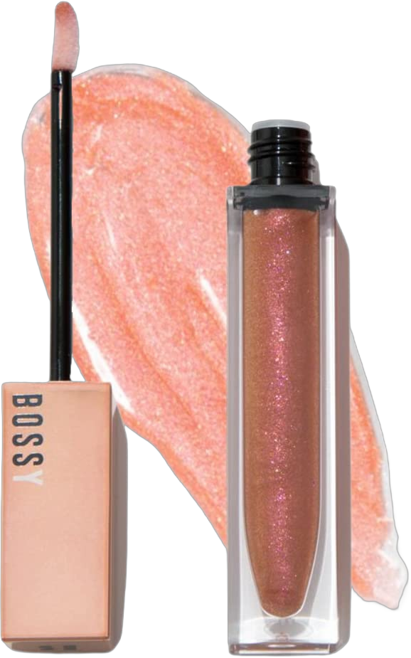 Vegan Lip Gloss for Soft Lips, Plumping Oil, Hydrating Non-Stick Lipgloss for Women, Provides Maximum Shine, Paraben and Cruelty Free (Empowered - Peach Color) EMPOWERED 1 Fl Oz (Pack of 1)