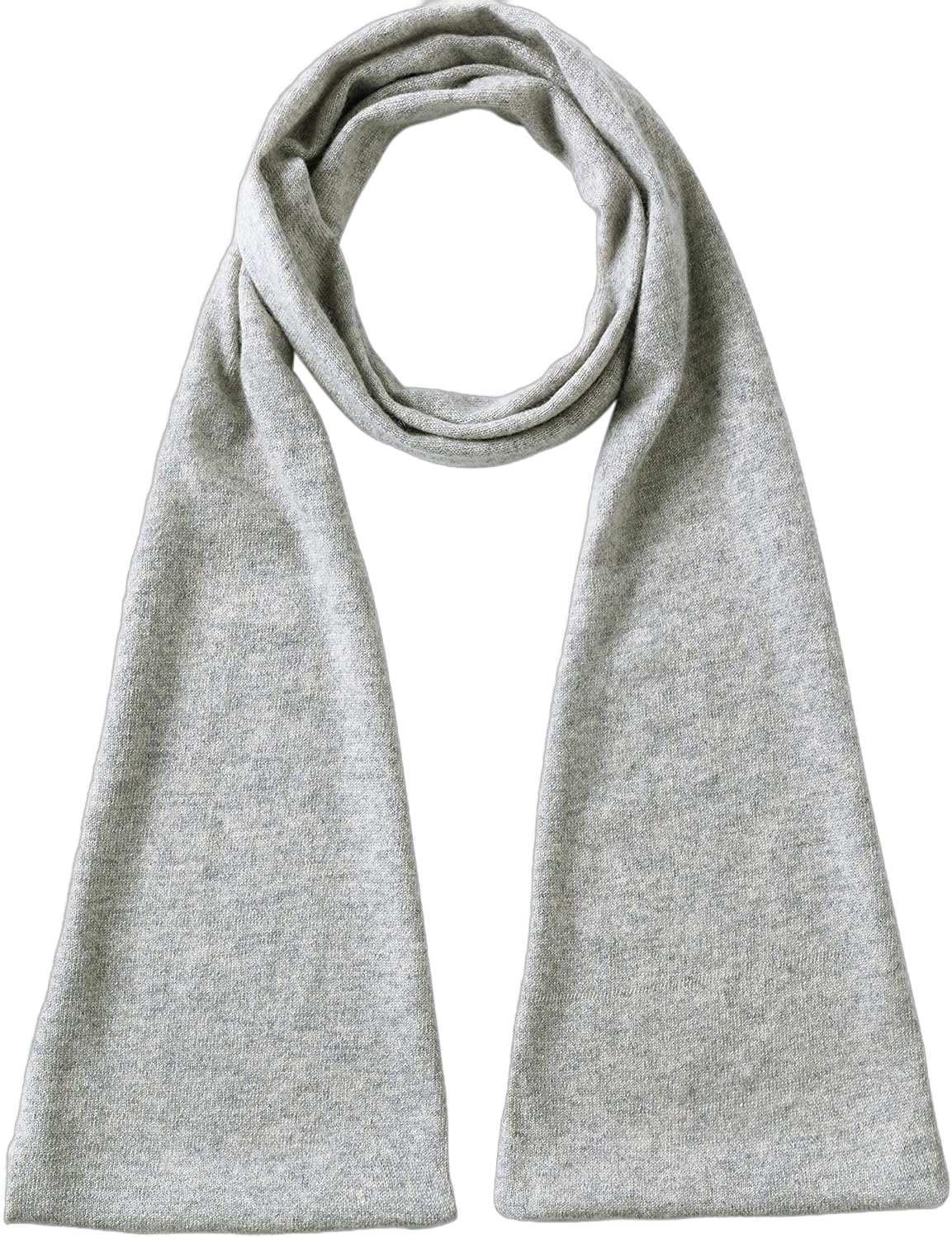 EURKEA 100% Cashmere Winter Scarf in Solid Colors with Gift Box for Women, Warm & Soft & Lightweight, Gift Ready Light Grey