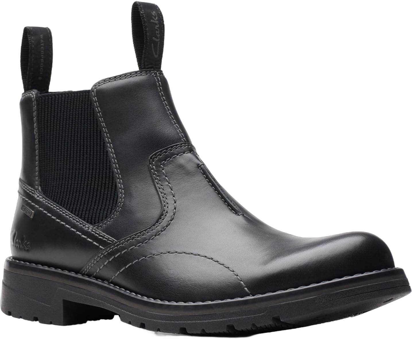 Clarks Men's Morris Easy Chelsea Boot 12 Black Leather